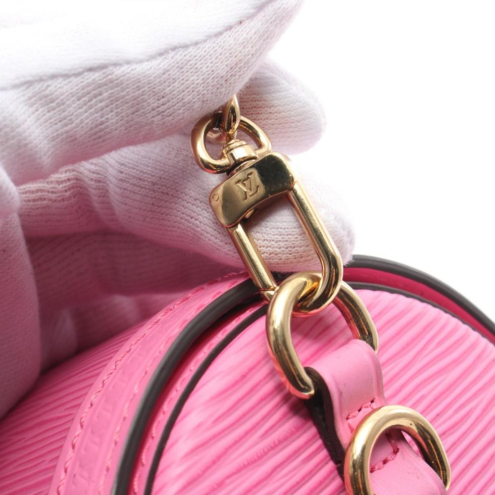 Louis Vuitton Pink Handbag Epi Trunk Papillon Leather - Picture 6 of 7